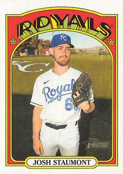 #284 Josh Staumont - Kansas City Royals - 2021 Topps Heritage Baseball