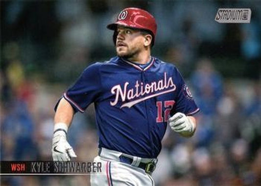 #284 Kyle Schwarber - Washington Nationals - 2021 Stadium Club Baseball