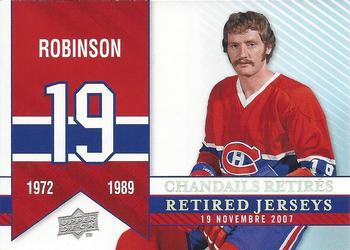 #284 Larry Robinson - Montreal Canadiens - 2008-09 Upper Deck Montreal Canadiens Centennial Hockey