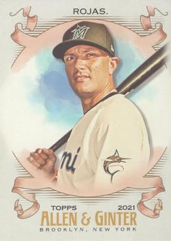 #284 Miguel Rojas - Miami Marlins - 2021 Topps Allen & Ginter Baseball