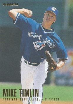 #284 Mike Timlin - Toronto Blue Jays - 1996 Fleer Baseball