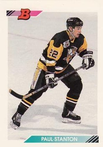 #284 Paul Stanton - Pittsburgh Penguins - 1992-93 Bowman Hockey