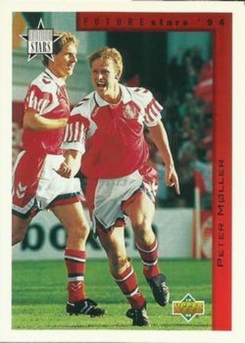 #284 Peter Moller - Denmark - 1994 Upper Deck World Cup Contenders English/Spanish Soccer