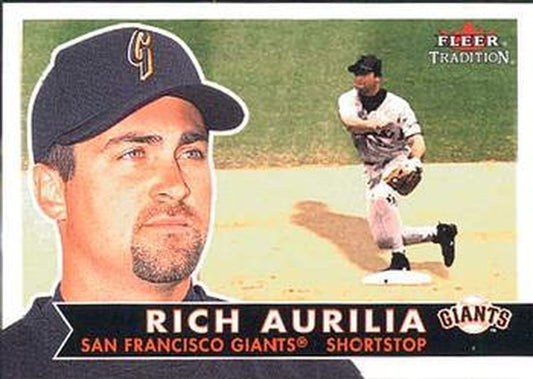 #284 Rich Aurilia - San Francisco Giants - 2001 Fleer Tradition Baseball
