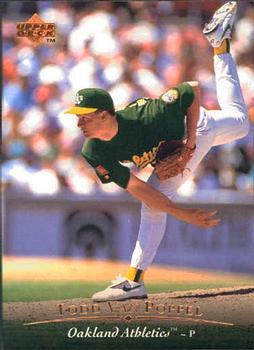 #284 Todd Van Poppel - Oakland Athletics - 1995 Upper Deck Baseball