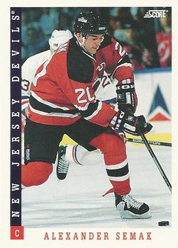 #284 Alexander Semak - New Jersey Devils - 1993-94 Score Canadian Hockey