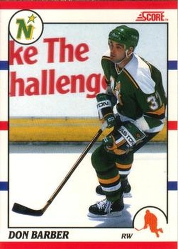 #284 Don Barber - Minnesota North Stars - 1990-91 Score Canadian Hockey