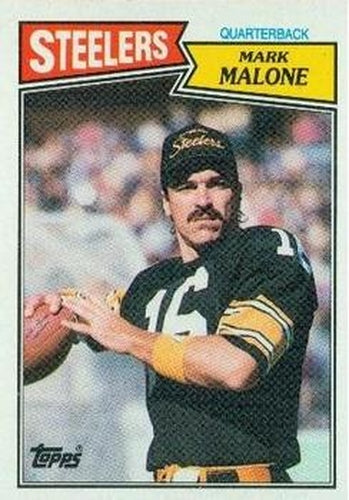 #284 Mark Malone - Pittsburgh Steelers - 1987 Topps Football