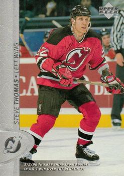 #284 Steve Thomas - New Jersey Devils - 1996-97 Upper Deck Hockey