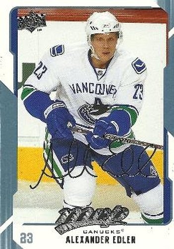 #284 Alexander Edler - Vancouver Canucks - 2008-09 Upper Deck MVP Hockey