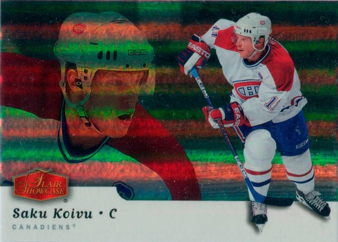 #284 Saku Koivu - Montreal Canadiens - 2006-07 Flair Showcase Hockey