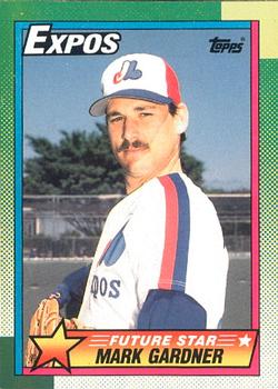 #284 Mark Gardner - Montreal Expos - 1990 O-Pee-Chee Baseball