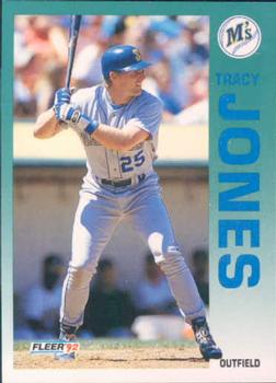 #284 Tracy Jones - Seattle Mariners - 1992 Fleer Baseball
