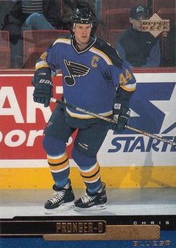 #284 Chris Pronger - St. Louis Blues - 1999-00 Upper Deck Hockey