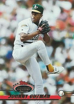 #284 Johnny Guzman - Oakland Athletics - 1993 Stadium Club Baseball