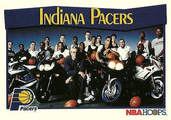 #284 Indiana Pacers - Indiana Pacers - 1991-92 Hoops Basketball