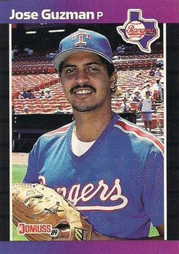 #284 Jose Guzman - Texas Rangers - 1989 Donruss Baseball