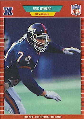 #284 Erik Howard - New York Giants - 1989 Pro Set Football