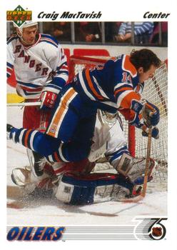 #284 Craig MacTavish - Edmonton Oilers - 1991-92 Upper Deck Hockey
