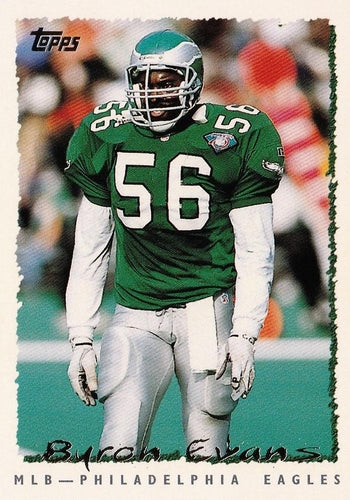 #285 Byron Evans - Philadelphia Eagles - 1995 Topps Football