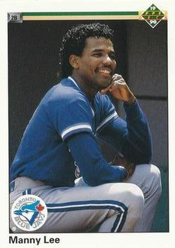 #285 Manny Lee - Toronto Blue Jays - 1990 Upper Deck Baseball