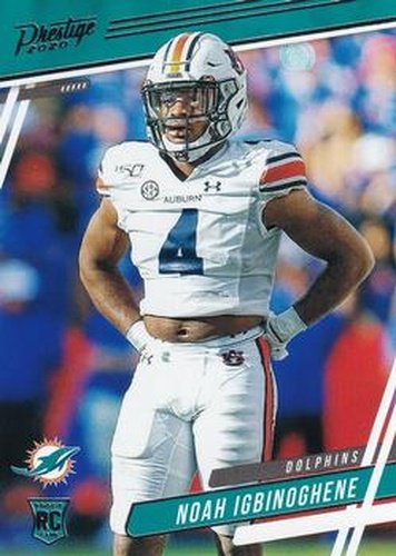 #285 Noah Igbinoghene - Miami Dolphins - 2020 Panini Prestige Football