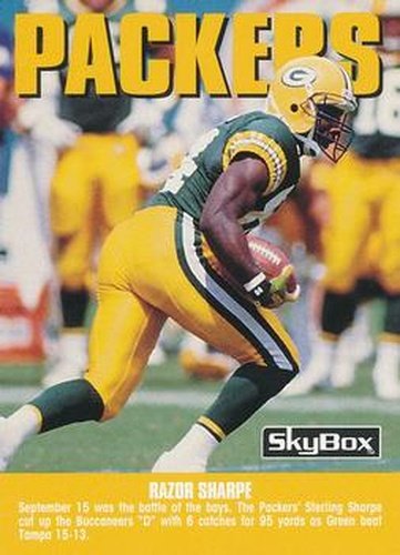 #285 Sterling Sharpe - Green Bay Packers - 1992 SkyBox Impact Football