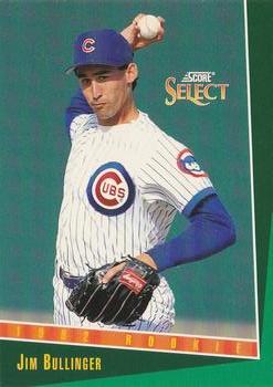 #285 Jim Bullinger - Chicago Cubs - 1993 Select Baseball