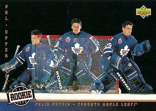 #285 Felix Potvin - Toronto Maple Leafs - 1993-94 Upper Deck Hockey
