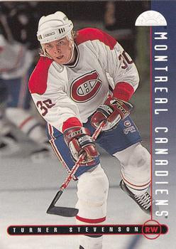 #285 Turner Stevenson - Montreal Canadiens - 1995-96 Leaf Hockey