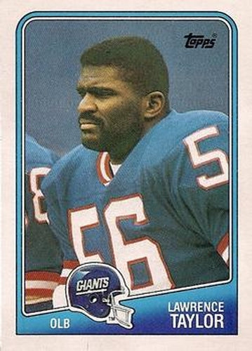 #285 Lawrence Taylor - New York Giants - 1988 Topps Football