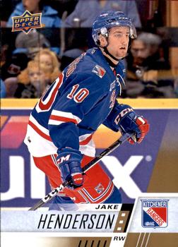 #285 Jake Henderson - Kitchener Rangers - 2017-18 Upper Deck CHL Hockey