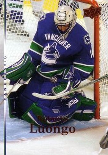 #285 Roberto Luongo - Vancouver Canucks - 2007-08 Upper Deck Hockey