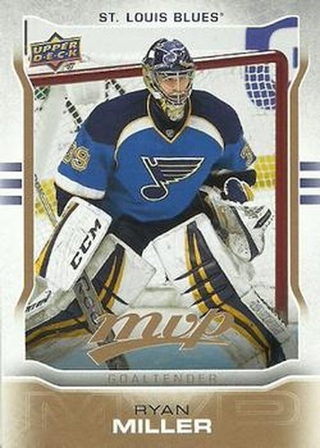 #285 Ryan Miller - St. Louis Blues - 2014-15 Upper Deck MVP Hockey