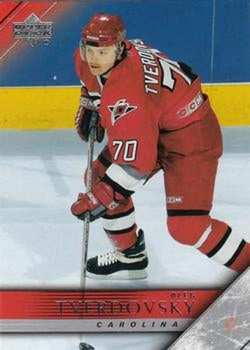 #285 Oleg Tverdovsky - Carolina Hurricanes - 2005-06 Upper Deck Hockey