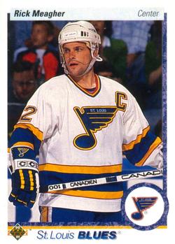 #285 Rick Meagher - St. Louis Blues - 1990-91 Upper Deck Hockey