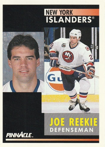 #285 Joe Reekie - New York Islanders - 1991-92 Pinnacle Hockey