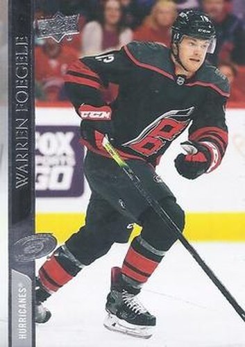 #285 Warren Foegele - Carolina Hurricanes - 2020-21 Upper Deck Hockey