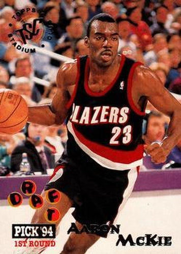 #285 Aaron McKie - Portland Trail Blazers - 1994-95 Stadium Club Basketball