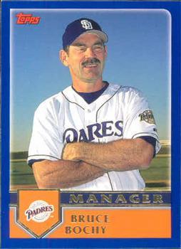 #285 Bruce Bochy - San Diego Padres - 2003 Topps Baseball