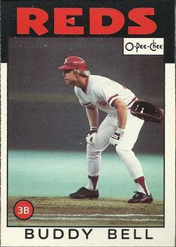 #285 Buddy Bell - Cincinnati Reds - 1986 O-Pee-Chee Baseball