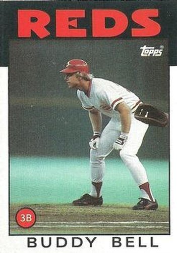 #285 Buddy Bell - Cincinnati Reds - 1986 Topps Baseball
