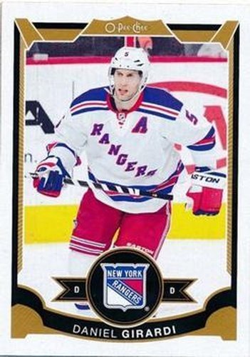#285 Daniel Girardi - New York Rangers - 2015-16 O-Pee-Chee Hockey