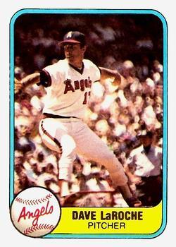#285 Dave LaRoche - California Angels - 1981 Fleer Baseball