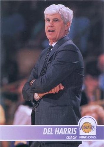 #285 Del Harris - Los Angeles Lakers - 1994-95 Hoops Basketball