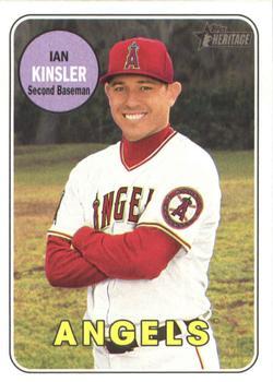 #285 Ian Kinsler - Los Angeles Angels - 2018 Topps Heritage Baseball