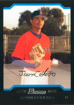 #285 Juan Cedeno - Boston Red Sox - 2004 Bowman Baseball