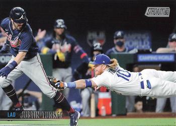#285 Justin Turner - Los Angeles Dodgers - 2021 Stadium Club Baseball