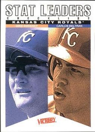 #285 Mike Sweeney / Carlos Beltran - Kansas City Royals - 2000 Upper Deck Victory Baseball