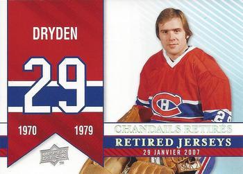 #285 Ken Dryden - Montreal Canadiens - 2008-09 Upper Deck Montreal Canadiens Centennial Hockey